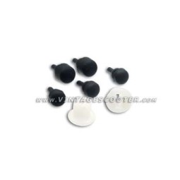 Silentblocs (Kit) de portière moteur + pivots téflon Vespa 50 / 125 Primavera